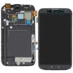 Samsung Galaxy Note 2 GT-N7100 Lcd Ekran Dokunmatik Çıtalı Gri
