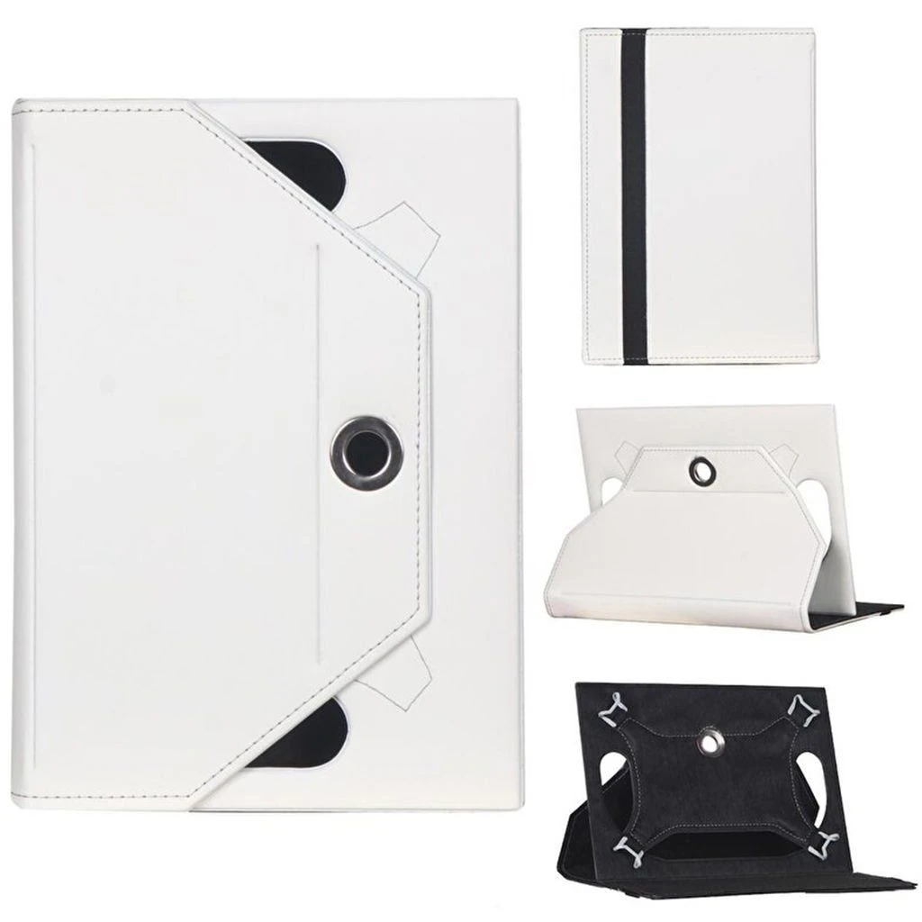 Alba 10Q Universal Standlı Tablet Kılıfı Beyaz