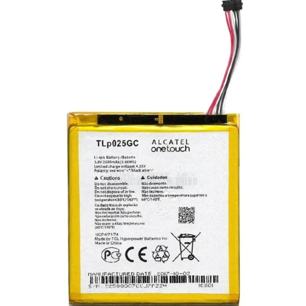 Alcatel A3 7” Kids 8262-2AALTR1 Batarya Pil