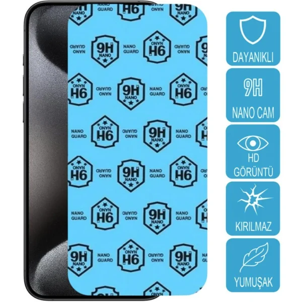 Samsung Galaxy A01 Core SM-A013 Ekran Koruyucu Nano Kırılmaz Cam