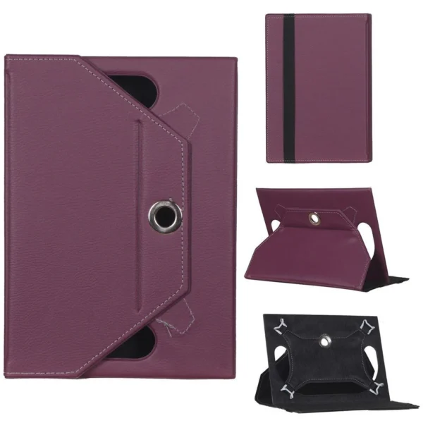 Lenovo Tab 4 TB-X704A Universal Standlı Tablet Kılıfı Mor