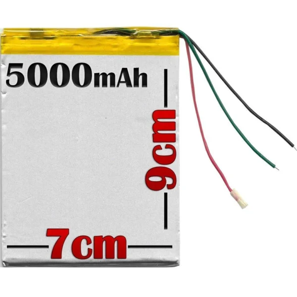 Alcatel 9317X Batarya Pil 5000mAh – 3 Kablolu