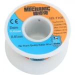 Mechanıc HX-T100 Masaüstü Dizüstü PC Tamiri İçin Lehim Teli (0,3mm)