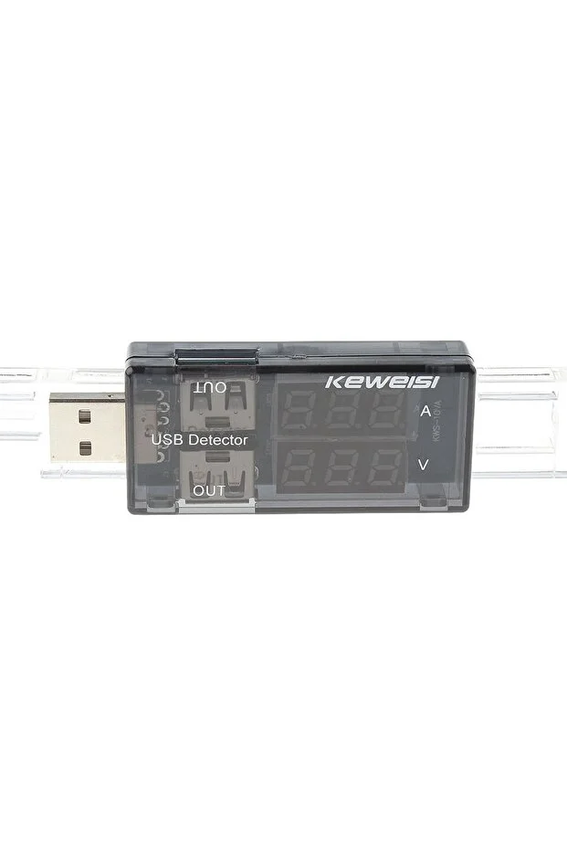 KEWEISI KWS-10VA USB Şarj Akım Voltaj Test Cihazı USB Arıza Tespit Cihazı