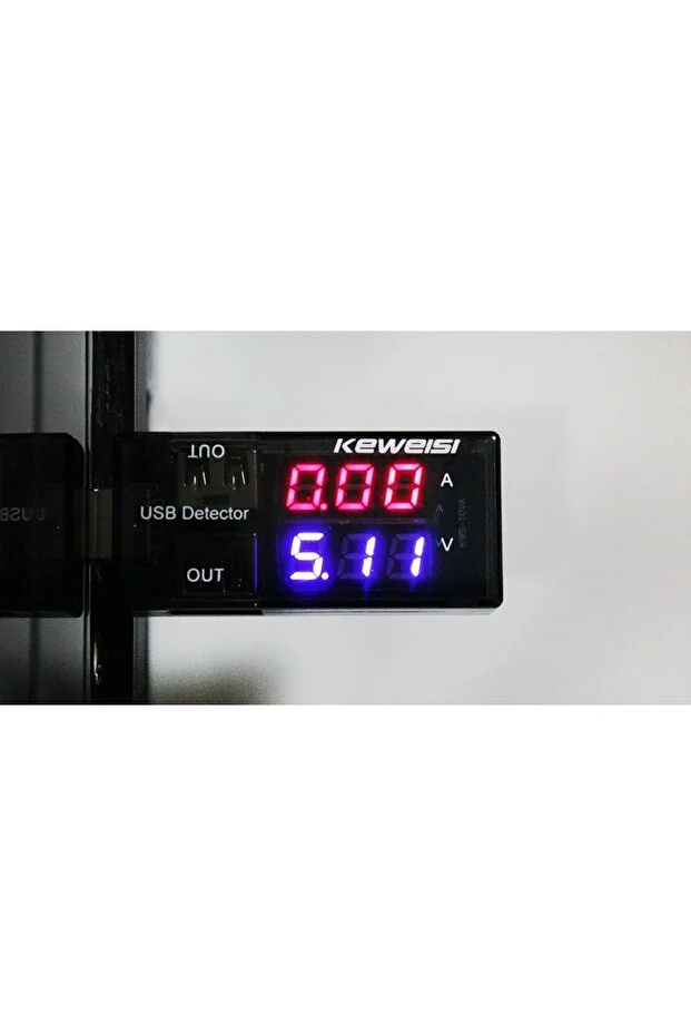 KEWEISI KWS-10VA USB Şarj Akım Voltaj Test Cihazı USB Arıza Tespit Cihazı
