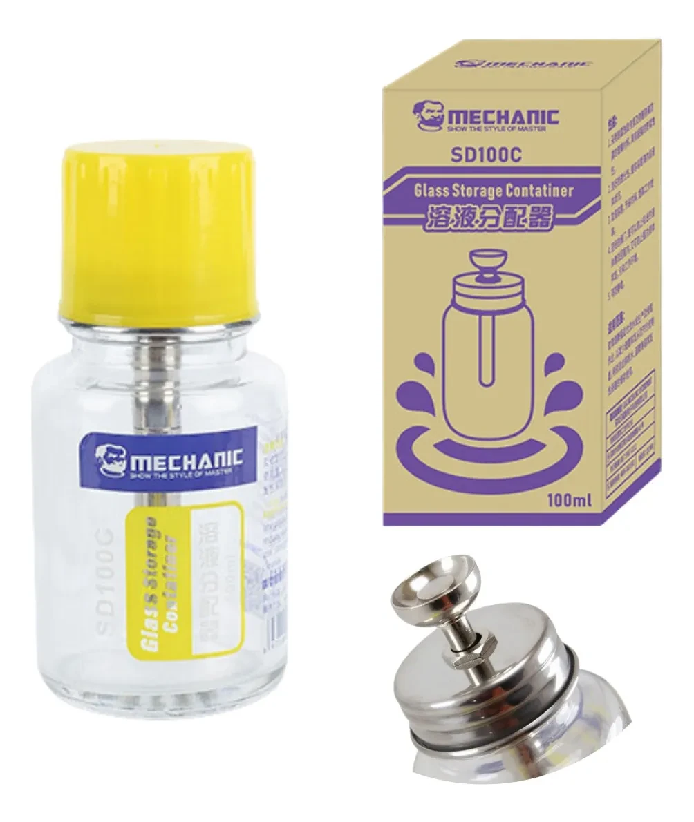 Mechanıc SD100C 100ml Anti Statik Cam Tiner Likit Şişesi