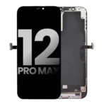 Apple iPhone 12 Pro Max Uyumlu Lcd Ekran Dokunmatik Siyah Servis Revize