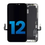 Apple iPhone 12 Uyumlu Lcd Ekran Dokunmatik Siyah Lcd Oled Gx