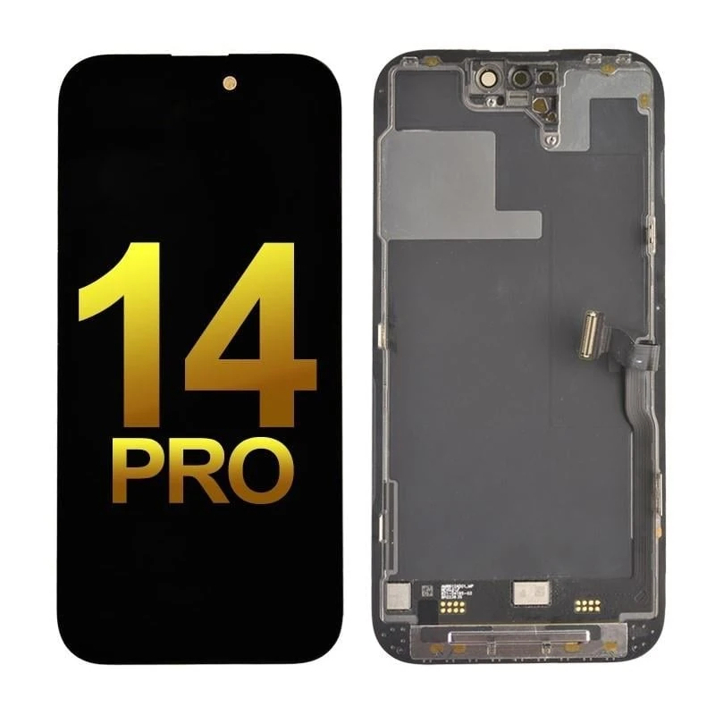 Apple iPhone 14 Pro Uyumlu Lcd Ekran Dokunmatik Siyah Servis Revize