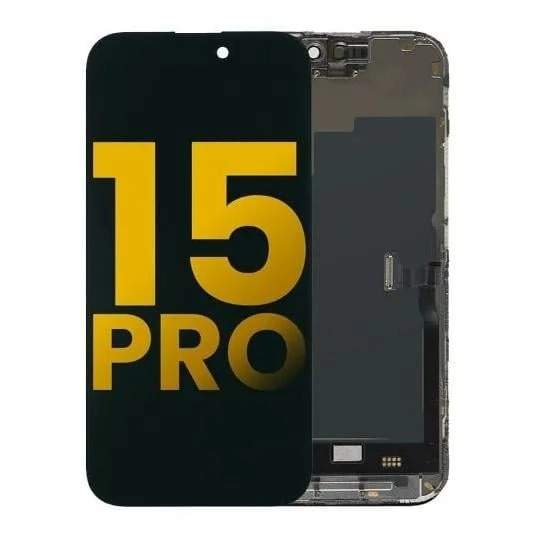 Apple iPhone 15 Pro Uyumlu Lcd Ekran Dokunmatik Siyah Lcd Oled Gx