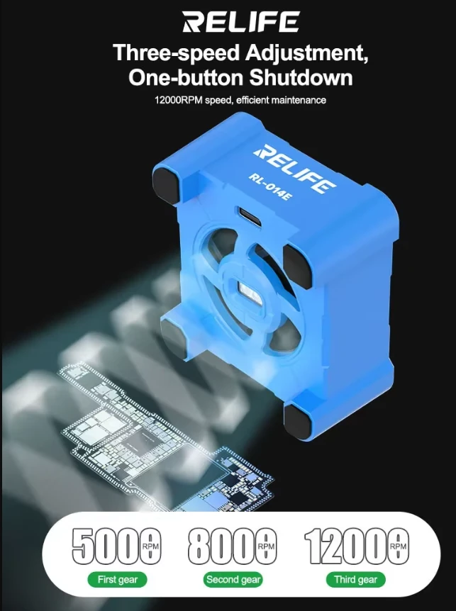 RELİFE RL-014E Soğutma Fanı ve Uv Işık
