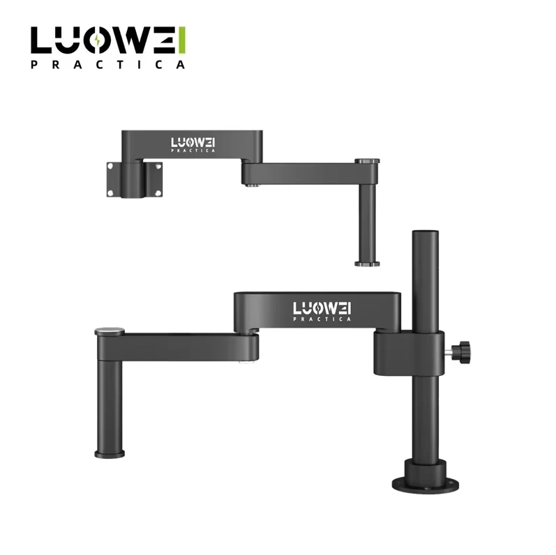 Luowei LW-017 360° Dönebilen Katlanabilir Kaldırma Özellikli Mikroskop Üniversal Metal Braket Kolu