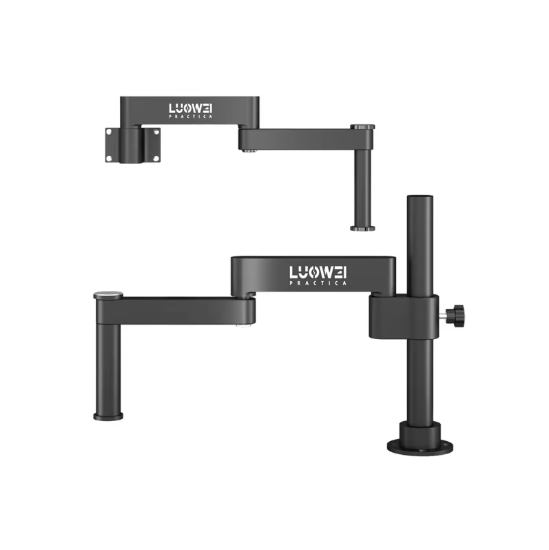 Luowei LW-017 360° Dönebilen Katlanabilir Kaldırma Özellikli Mikroskop Üniversal Metal Braket Kolu