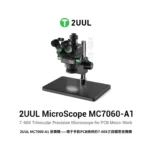 2uul MicroScope MC7060-A1 7-60X Senkron Zoomlu Trinoküler Mikroskop, PCB Mikro İşlemleri İçin