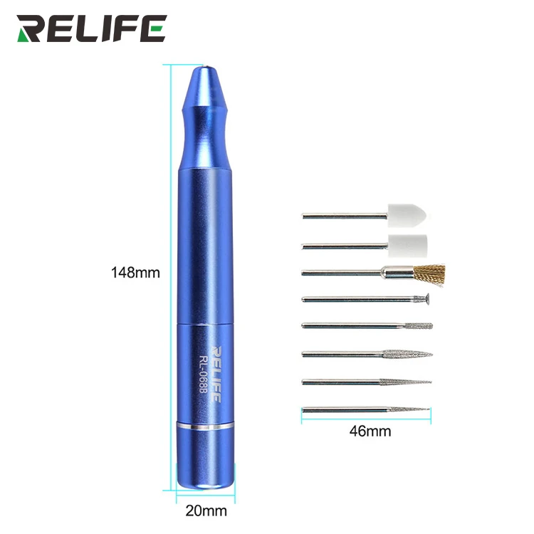 Relife RL-068B Akıllı Şarj Edilebilir Mini Elektrikli Parlatma ve Taşlama aleti