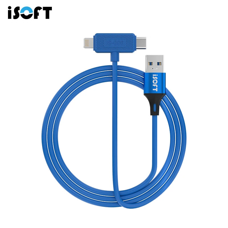 ISOFT IS-006 Çift Arayüzlü Veri Kurtarma Kablosu, iPhone 17 Serisi / iPad Yazılım Yükleme ve Veri Aktarımı için