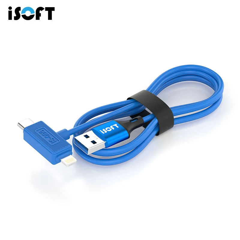 ISOFT IS-006 Çift Arayüzlü Veri Kurtarma Kablosu, iPhone 17 Serisi / iPad Yazılım Yükleme ve Veri Aktarımı için