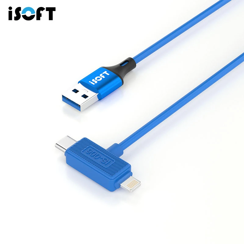 ISOFT IS-006 Çift Arayüzlü Veri Kurtarma Kablosu, iPhone 17 Serisi / iPad Yazılım Yükleme ve Veri Aktarımı için