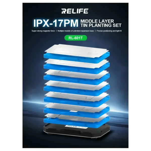 Relife RL-601T 31in1 iPhone X-17PM Birleştirme Kalıp Seti