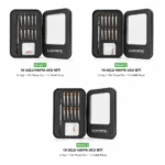 LUOWEİ C210 HAVYA UCU SET ULTRA İNCE DÜZ SİVRİ, YAMUK SİVRİ, KESİK BALTA ( 10’LU PAKET HALİNDE TOPLAM 30 UÇ 3 SAP )