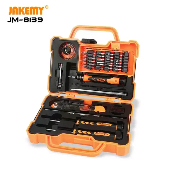 Jakemy 47 Parça Telefon iPad Tablet Notebook PC PS4 Tamir Tornavida Seti
