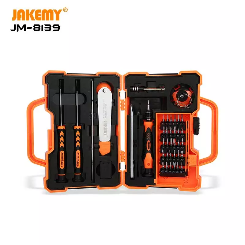 Jakemy 47 Parça Telefon iPad Tablet Notebook PC PS4 Tamir Tornavida Seti