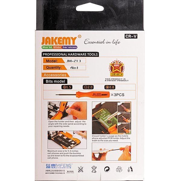 Jakemy JM-Z13 Cep Telefonu Ayarlanabillir PCB Tutucu