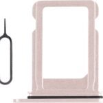Apple iPhone 13 Uyumlu Sim Kart Tepsisi Pembe