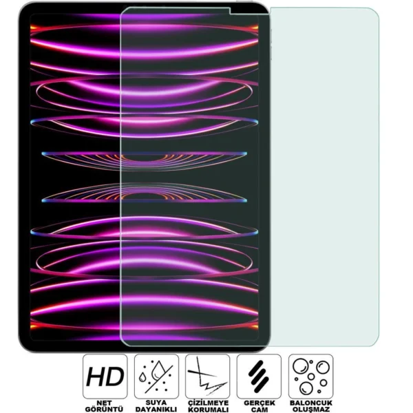 Apple İpad 2 A1395 Ekran Koruyucu Tempered Kırılmaz Cam