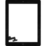 Apple İpad 2 A1396 Butonlu Dokunmatik Siyah