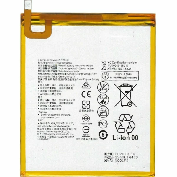 Huawei Matepad T10S AGS3K-L09 Batarya Pil